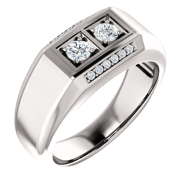 1/2 CTW Men's Diamond Ring  9799:6000:P